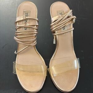 Steve Madden - Rose Gold Tie Up Sandals - Size 6